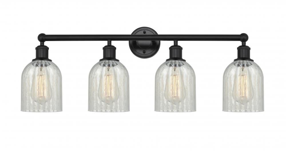 Caledonia - 4 Light - 32 inch - Matte Black - Bath Vanity Light