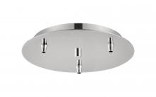 Innovations Lighting 113-PN - 3 Light Round Multi Port Canopy