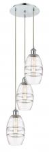 Innovations Lighting 113B-3P-PC-G557-6CL - Vaz - 3 Light - 12 inch - Polished Chrome - Cord hung - Multi Pendant