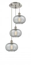 Innovations Lighting 113B-3P-SN-G247 - Gorham - 3 Light - 16 inch - Brushed Satin Nickel - Cord Hung - Multi Pendant