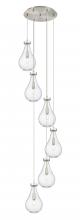 Innovations Lighting 116-451-1P-SN-G451-7SDY - Owego - 6 Light - 16 inch - Brushed Satin Nickel - Multi Pendant