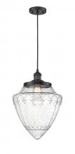 Innovations Lighting 201C-BK-G664-12 - Bullet - 1 Light - 12 inch - Matte Black - Cord hung - Mini Pendant