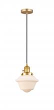 Innovations Lighting 201CSW-SG-G531 - Oxford - 1 Light - 7 inch - Satin Gold - Cord hung - Mini Pendant