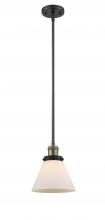 Innovations Lighting 201S-BAB-G41-LED - Cone - 1 Light - 8 inch - Black Antique Brass - Stem Hung - Mini Pendant