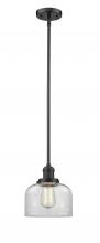 Innovations Lighting 201S-OB-G72-LED - Bell - 1 Light - 8 inch - Oil Rubbed Bronze - Stem Hung - Mini Pendant