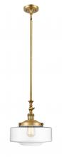 Innovations Lighting 206-BB-G692-12 - Bridgeton - 1 Light - 12 inch - Brushed Brass - Stem Hung - Mini Pendant