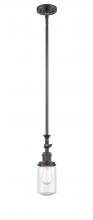 Innovations Lighting 206-OB-G314 - Dover - 1 Light - 5 inch - Oil Rubbed Bronze - Stem Hung - Mini Pendant