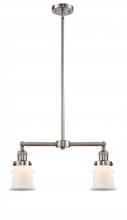 Innovations Lighting 209-SN-G181S - Canton - 2 Light - 21 inch - Brushed Satin Nickel - Stem Hung - Island Light