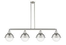 Innovations Lighting 214-SN-HFS-84-SN - Hampden - 4 Light - 54 inch - Brushed Satin Nickel - Stem Hung - Island Light