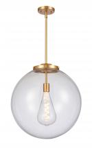 Innovations Lighting 221-1S-SG-G202-18 - Beacon - 1 Light - 18 inch - Satin Gold - Stem Hung - Pendant