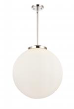 Innovations Lighting 221-3S-PN-G201-18 - Beacon - 3 Light - 18 inch - Polished Nickel - Cord hung - Pendant