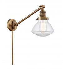 Innovations Lighting 237-BB-G322 - Olean - 1 Light - 9 inch - Brushed Brass - Swing Arm