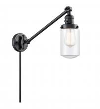 Innovations Lighting 237-BK-G312 - Dover - 1 Light - 5 inch - Matte Black - Swing Arm