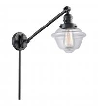 Innovations Lighting 237-BK-G532 - Oxford - 1 Light - 8 inch - Matte Black - Swing Arm