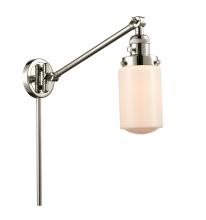 Innovations Lighting 237-PN-G311 - Dover - 1 Light - 5 inch - Polished Nickel - Swing Arm