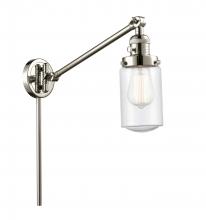 Innovations Lighting 237-PN-G314 - Dover - 1 Light - 5 inch - Polished Nickel - Swing Arm