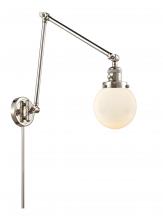 Innovations Lighting 238-PN-G201-6 - Beacon - 1 Light - 6 inch - Polished Nickel - Swing Arm