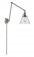 Innovations Lighting 238-SN-G44 - Cone - 1 Light - 8 inch - Brushed Satin Nickel - Swing Arm