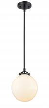 Innovations Lighting 284-1S-OB-G201-8 - Beacon - 1 Light - 8 inch - Oil Rubbed Bronze - Cord hung - Mini Pendant