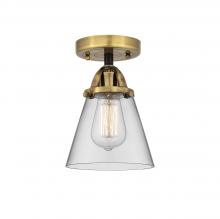 Innovations Lighting 288-1C-BAB-G62 - Cone - 1 Light - 6 inch - Black Antique Brass - Semi-Flush Mount