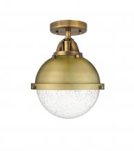 Innovations Lighting 288-1C-BB-HFS-84-BB - Hampden - 1 Light - 9 inch - Brushed Brass - Semi-Flush Mount