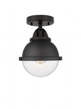 Innovations Lighting 288-1C-BK-HFS-62-BK - Hampden - 1 Light - 7 inch - Matte Black - Semi-Flush Mount