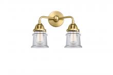 Innovations Lighting 288-2W-SG-G182S - Canton - 2 Light - 13 inch - Satin Gold - Bath Vanity Light