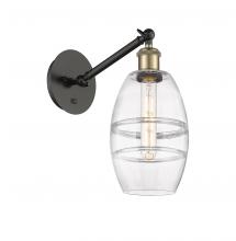 Innovations Lighting 317-1W-BAB-G557-6CL - Vaz - 1 Light - 6 inch - Black Antique Brass - Sconce