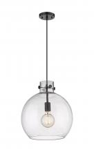 Innovations Lighting 410-1PL-BK-G410-14SDY - Newton Sphere - 1 Light - 14 inch - Matte Black - Cord hung - Pendant