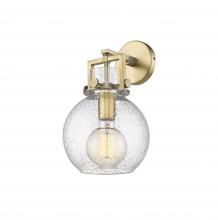 Innovations Lighting 411-1W-BB-G410-8SDY - Newton Sphere - 1 Light - 8 inch - Brushed Brass - Sconce