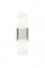 Innovations Lighting 428-2WL-SN-G428-7WH - Bolivar - 2 Light - 5 inch - Satin Nickel - Bath Vanity Light