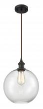 Innovations Lighting 516-1P-OB-G122-10 - Athens - 1 Light - 10 inch - Oil Rubbed Bronze - Cord hung - Mini Pendant