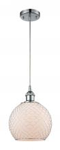 Innovations Lighting 516-1P-PC-G121-8CSN - Farmhouse Chicken Wire - 1 Light - 8 inch - Polished Chrome - Cord hung - Mini Pendant