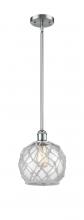 Innovations Lighting 516-1S-PC-G122-8RW - Farmhouse Rope - 1 Light - 8 inch - Polished Chrome - Mini Pendant