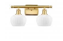 Innovations Lighting 516-2W-SG-G91 - Fenton - 2 Light - 17 inch - Satin Gold - Bath Vanity Light