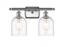 Innovations Lighting 516-2W-SN-G558-6CL - Bella - 2 Light - 16 inch - Brushed Satin Nickel - Bath Vanity Light