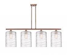 Innovations Lighting 516-4I-AC-G1113-L - Cobbleskill - 4 Light - 48 inch - Antique Copper - Cord hung - Island Light