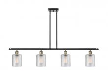 Innovations Lighting 516-4I-BAB-G112 - Cobbleskill - 4 Light - 48 inch - Black Antique Brass - Cord hung - Island Light