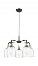 Innovations Lighting 516-5CR-BAB-G558-6CL - Bella - 5 Light - 24 inch - Black Antique Brass - Chandelier