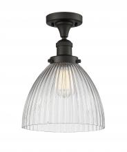 Innovations Lighting 517-1CH-OB-G222 - Seneca Falls - 1 Light - 10 inch - Oil Rubbed Bronze - Semi-Flush Mount