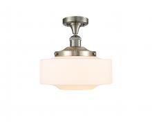 Innovations Lighting 517-1CH-SN-G691-12 - Bridgeton - 1 Light - 12 inch - Brushed Satin Nickel - Semi-Flush Mount