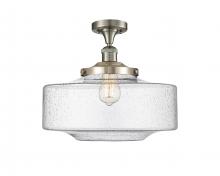 Innovations Lighting 517-1CH-SN-G694-16 - Bridgeton - 1 Light - 12 inch - Brushed Satin Nickel - Semi-Flush Mount