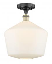 Innovations Lighting 616-1F-BAB-G651-12 - Cindyrella - 1 Light - 12 inch - Black Antique Brass - Semi-Flush Mount