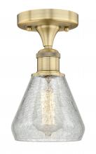 Innovations Lighting 616-1F-BB-G275 - Conesus - 1 Light - 6 inch - Brushed Brass - Flush Mount