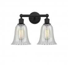 Innovations Lighting 616-2W-BK-G2811 - Hanover - 2 Light - 15 inch - Matte Black - Bath Vanity Light