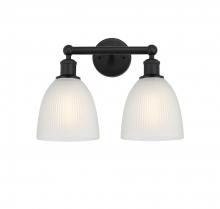 Innovations Lighting 616-2W-BK-G381 - Castile - 2 Light - 15 inch - Matte Black - Bath Vanity Light