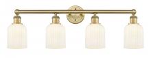 Innovations Lighting 616-4W-BB-G559-5GWH - Bridal Veil - 4 Light - 32 inch - Brushed Brass - Bath Vanity Light