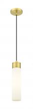 Innovations Lighting 617-1P-SG-G617-11WH - Boreas - 1 Light - 3 inch - Satin Gold - Cord Hung - Mini Pendant