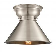 Innovations Lighting 623-1F-SN-M10-SN - Briarcliff - 1 Light - 10 inch - Brushed Satin Nickel - Flush Mount