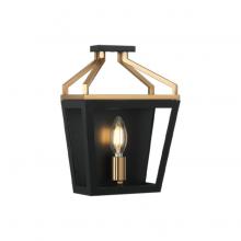 Matteo Lighting W67011BKAG - Mavonshire Wall Sconce